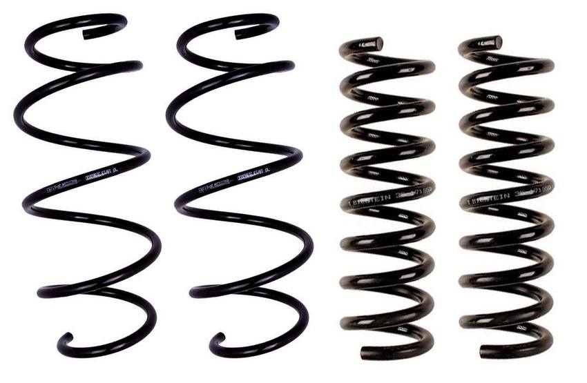 Mercedes Coil Spring Set - Front and Rear (Heavy Duty Version for Standard Suspension) (B3 OE Replacement) 2043210404 - Bilstein 3808471KIT